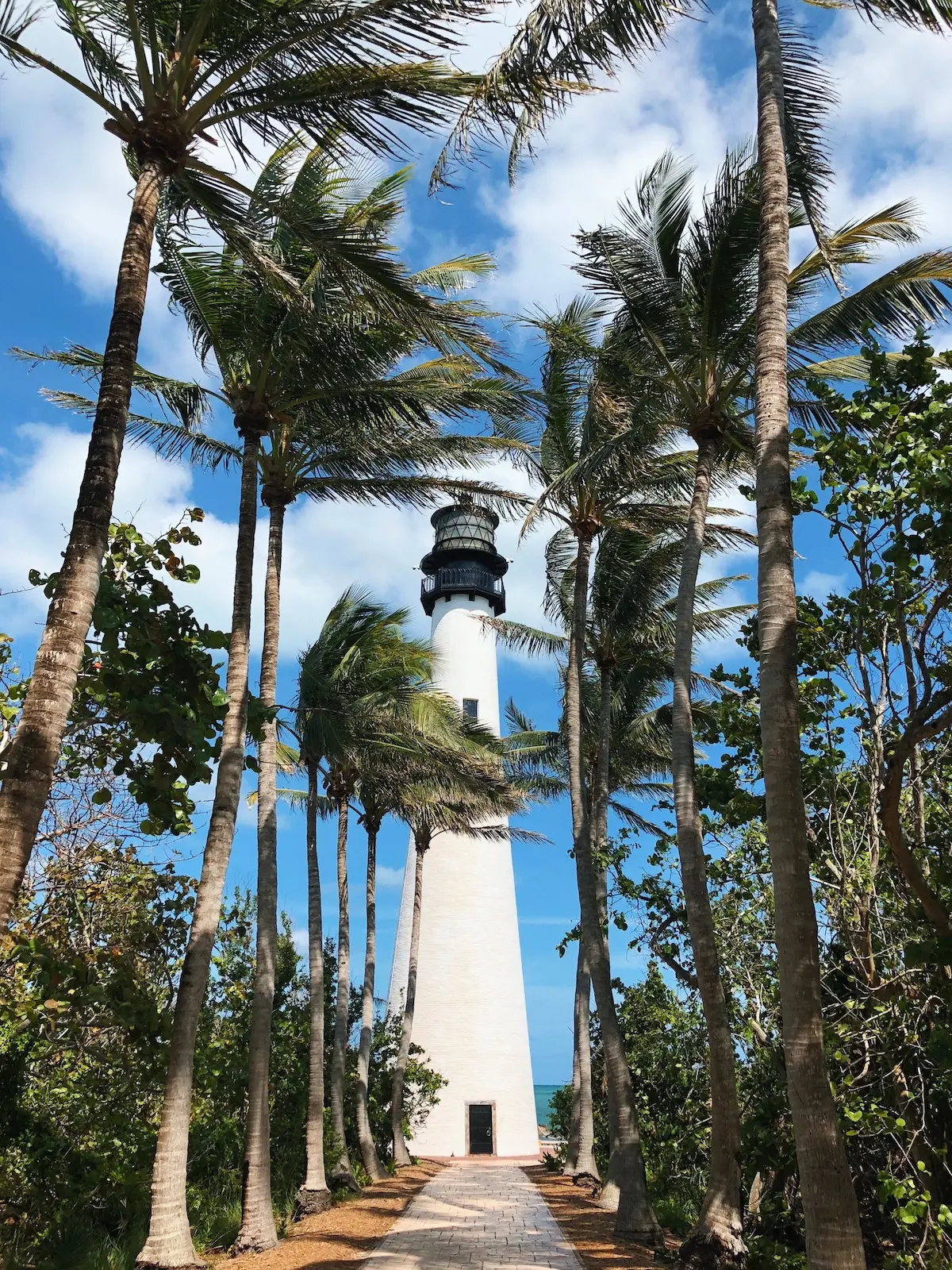 Cape Florida Lighthouse in Key Biscayne, one of the most stunning wedding venues in Florida
