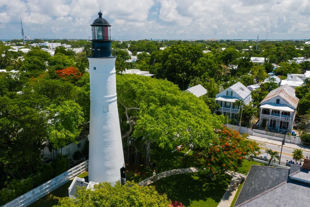 Key West Lighthouse, a historic lighthouse in Florida that is a perfect lighthouse wedding venue